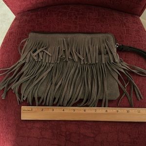 Patricia Nash fringed wristlet.  Very good condition